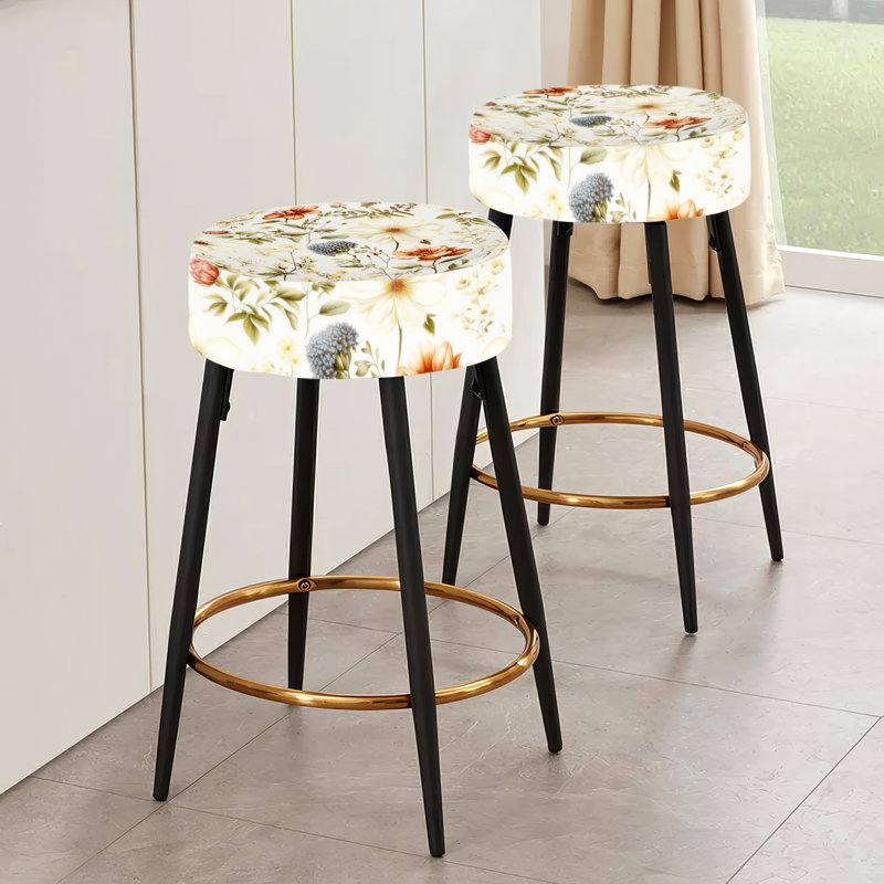 Ensemble de 2 tabourets de bar Antique Garden