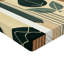 Drap-housse Ambesonne Monstera_ Abstrait boho Mid-Century_ Vert réséda pâle et brun clair-95976844