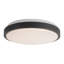 Yanis 16-in Black dimmable LED Flush Mount-1189237040