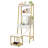Efren Makeup Vanity Set with Flip Top Mirror and Stool-512901876