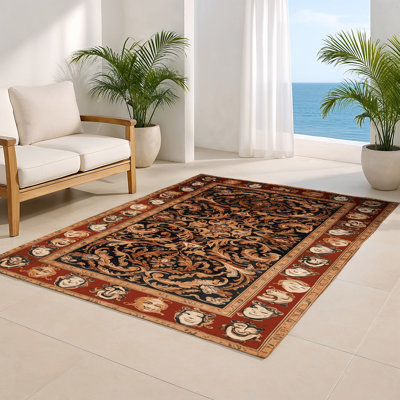 Tapis d'intérieur et d'extérieur brun français