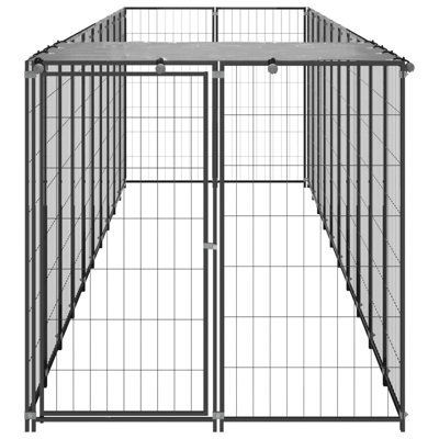 Pierce 43.31cm H Metal Yard Kennel With Door