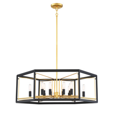 Sable 12 - Light Dimmable Geometric Chandelier