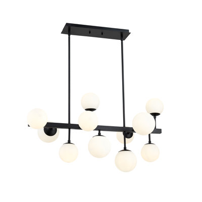 Luminaire suspendu géométrique 11 lumières unique Adelheid