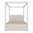 Upholstered Canopy Platform Bed with Trundle and Storage Drawers, a Stylish and Functional Choice for Your Bedroom-712377405-712377406