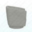 Fauteuil d'appoint pivotant gris-2147331081