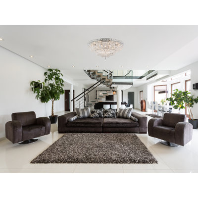 Stinnett Crystal Flush Mount