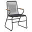 5 Piece Garden Dining Set Black PVC-522716891