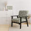 Chaise avec accoudoirs rembourrée Minimalist Poppy Wonders I