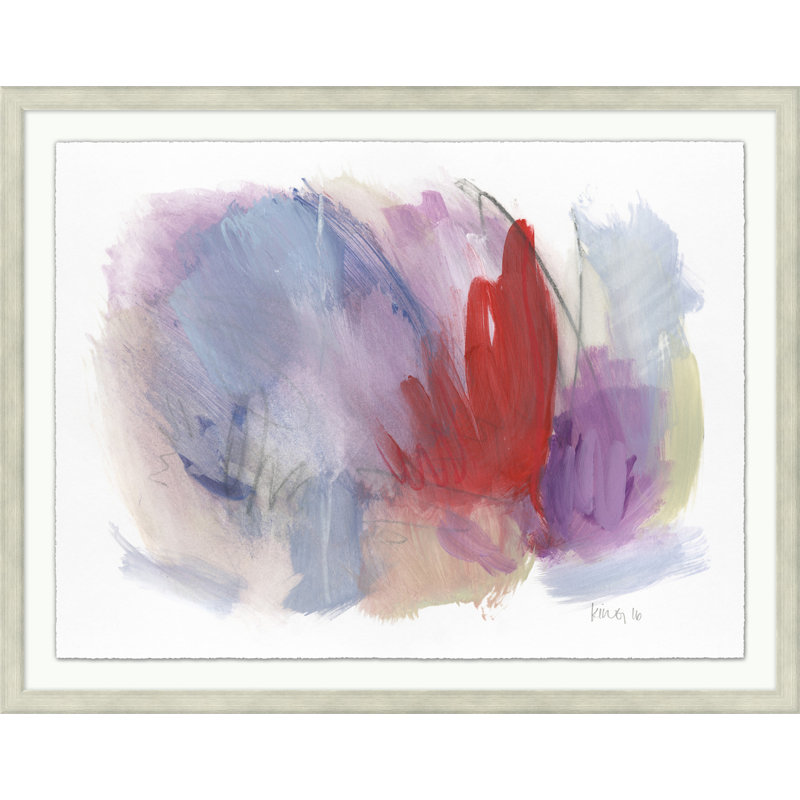 Tulipe Tantrum, impression encadrée sur verre 2 pi