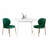 5-Piece Dining Set, White Round Dining Table With 4 Chairs-115300411