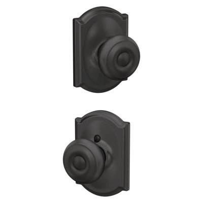 Georgian Passage Knob with Camelot Trim