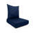 Seat Cushion With Zipper Closure And Separated Back Cushion, With White Polyester Padded Fill.-1046744228
