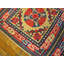 Tapis jaune antique en laine de petite taille chinois et mongol
