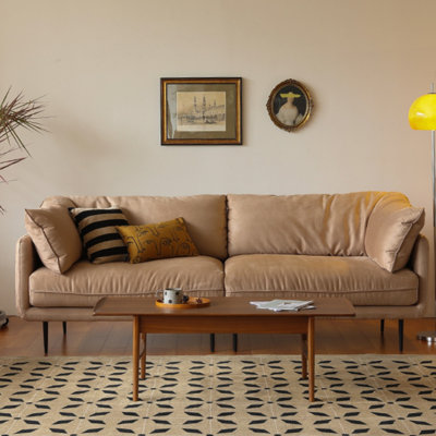 Retro Fabric Living Sofa