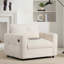 Fauteuil en chenille avec assise large-783312100
