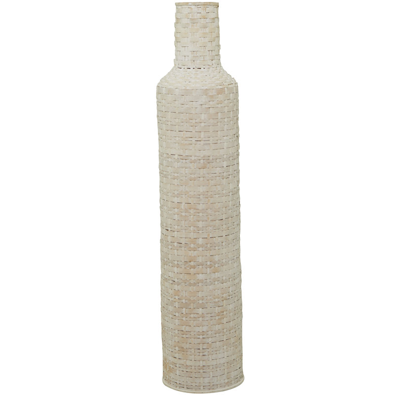 Bambou d'Afrique, Blanc, H 39 po x l 8,5 po x P 8,5 po