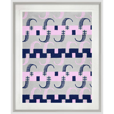 Bermuda Pink And Navy 6 Print