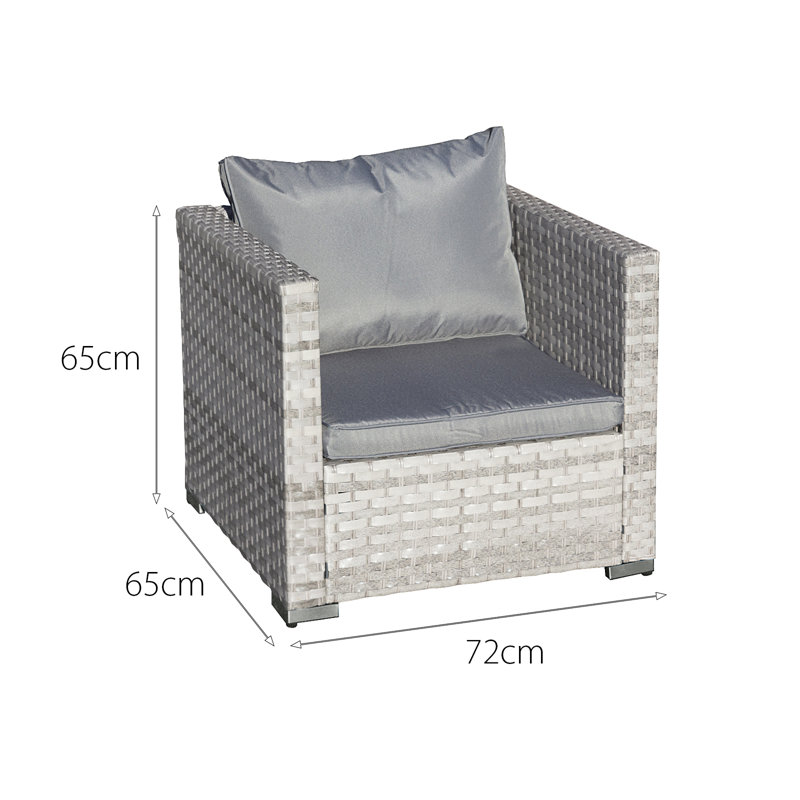Malta 9 - Person Garden Lounge Set with Cushions
