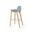 Pera Wood Handle Back Counter & Bar Stool in Natural Ash-92436518-92436543