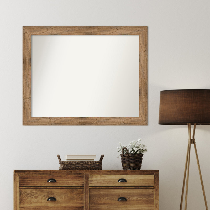 Timmy Solid Wood Wall Mirror, Rectangle, 34.5" x 43.5"