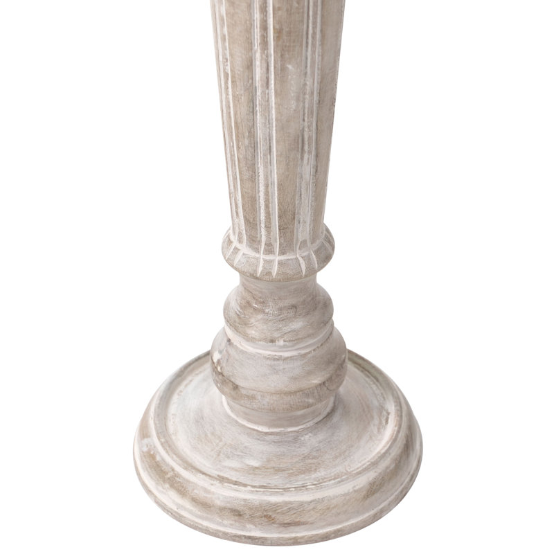 Solid Wood Tabletop Candlestick