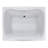Dominica 59'' x 40.5'' Soaking Acrylic Bathtub