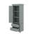 High Storage Cabinet Featuring Two Handy Drawers-759840644