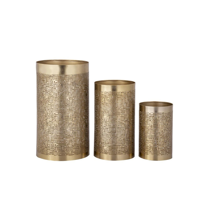 3 Piece Iron Tealight Holder Set