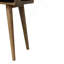 Repose-pieds noir en velours