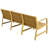 5 - Piece Furniture Ensemble For Indoor/Outdoor: 3 Seater , 2 Chairs, Coffee Tables, Yellow, Polypropylene, Rust , All Weather Durability, Easy Setup, Nesting Tables Arrangement Pp Material, 30-577890746