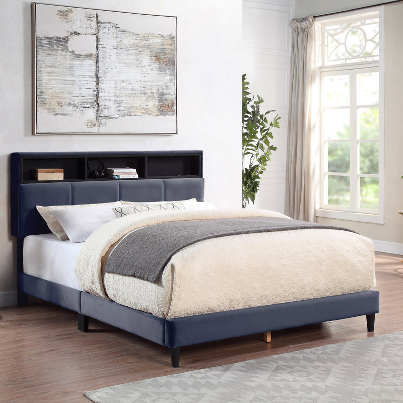 Jun Upholstered Bed, Full