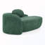 Méridiennes simples modernes ovales avec accoudoirs latéraux et coussin-1861996031
