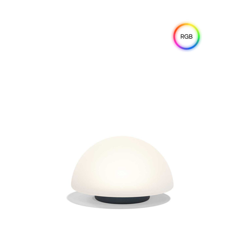 Lampe Luna 23,5 po RVBB, Bleu, À brancher, H 14,5 po x l 23,5 po x P 23,5 po