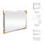 Miroir mural 35 "en acrylique Diocles