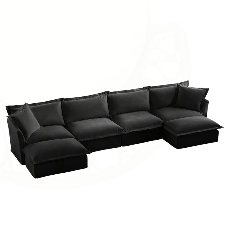 Confortable et polyvalent Covey avec plusieurs coussins et tissu doux
