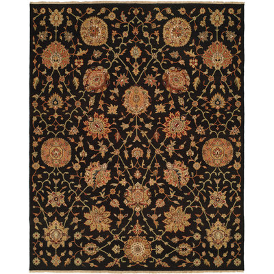 Wool Floral Area Rug