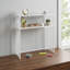 Organisateur de bureau blanc 29,5 pouces