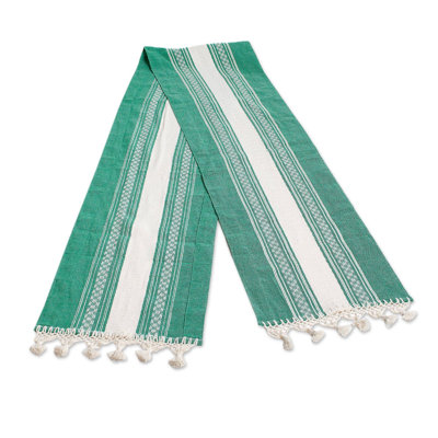 Madison Striped 100% Cotton Table Runner
