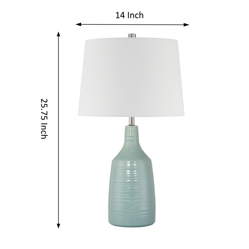 Bethenia 25.75" Ceramic Table Lamp Set