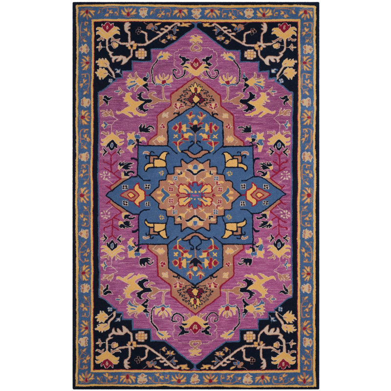 Tapis oriental en laine touffeté à la main Blokzijl, Rectangle 8 pi x 10 pi