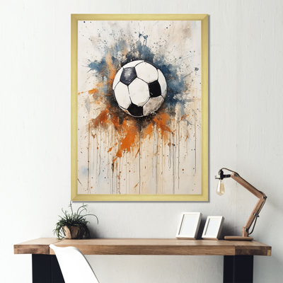 Ballon de soccer beige Wolrd Cup