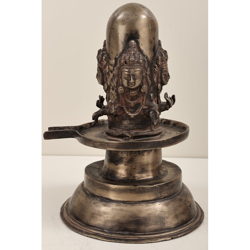 Shiva Linga avec visage Shiva