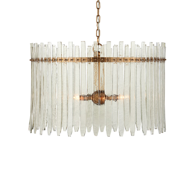 Electra 6 - Light Iron Chandelier