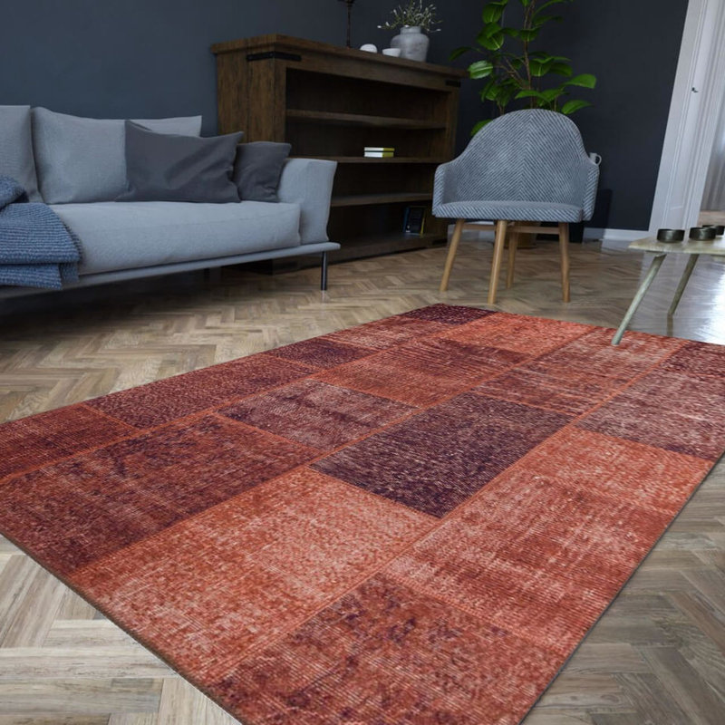 Premium 100% Polyester Area Rug, 6.9 x 10.2 ft | 1850 g/m², 0.2 in Pile Height | Recycled Poly Cotton Underside | Machine Washable at 30°C | Soft, Durable, Eco-Friendly Design for Modern Living Spaces