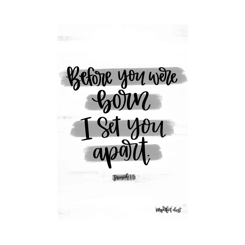 Jeremiah 15 by Imperfect Dust - Wrapped Canvas Painting, 66.04 cm H x 45.72 cm W x 1.91 cm D