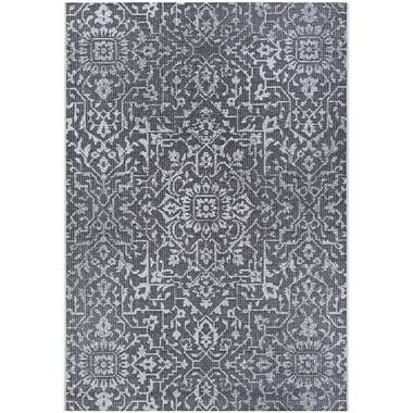 Anah Black Outdoor Rug