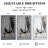 Vertical Horizontal Hanging Aluminum Mirror For Dressing Rooms, Bedroom Silver