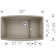 Performa Cascade SILGRANIT 32" Single Bowl Undermount Kitchen Sink with Colander