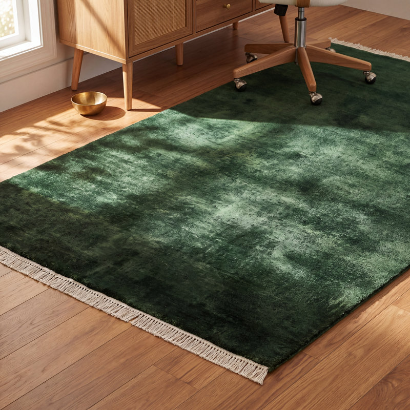 Clio Wool Area Rug, Rectangle 5' x 7'6"